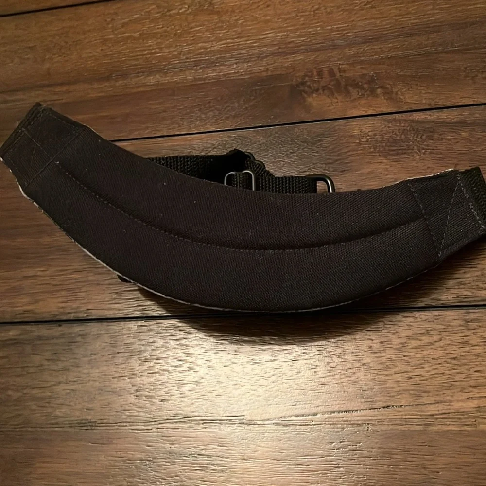 L.L. Bean Rolling Duffle Black Adjustable Shoulder Strap